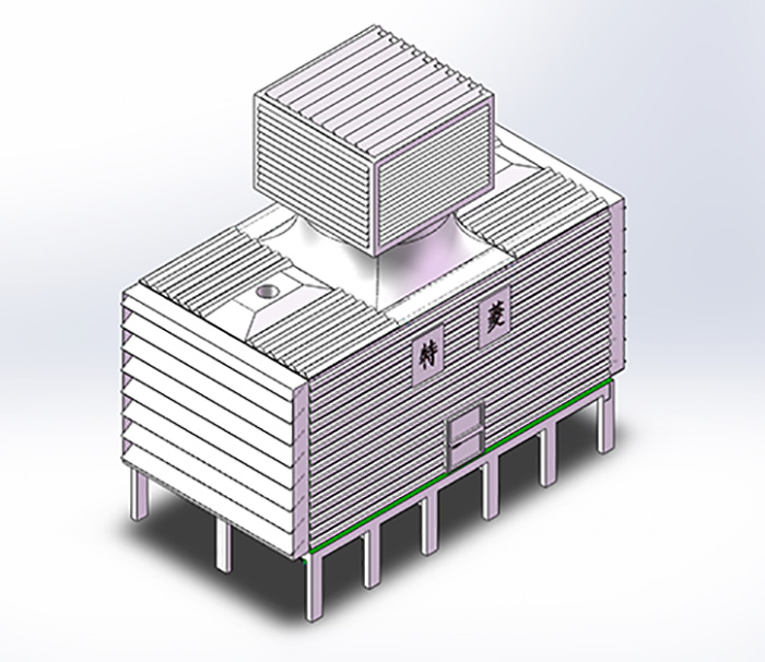 不銹鋼開(kāi)式冷卻塔